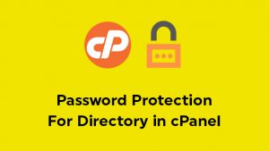 Password Protection For Directory in cPanel