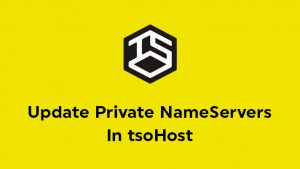 Update Private NameServers In tsoHost