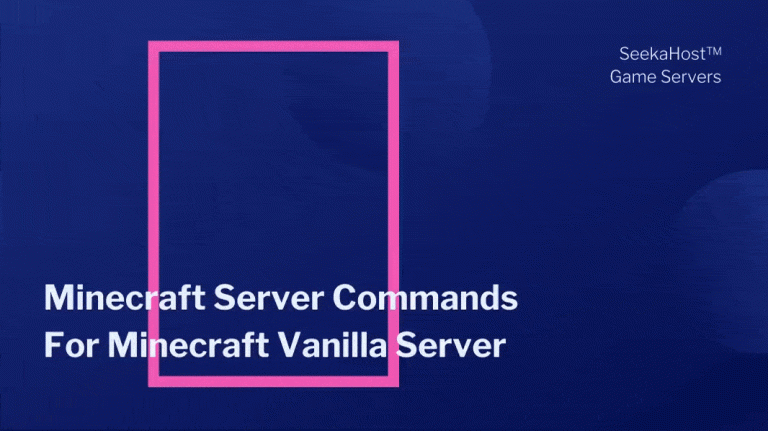 minecraft server commands
