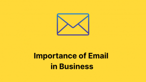 Importance of Email on business