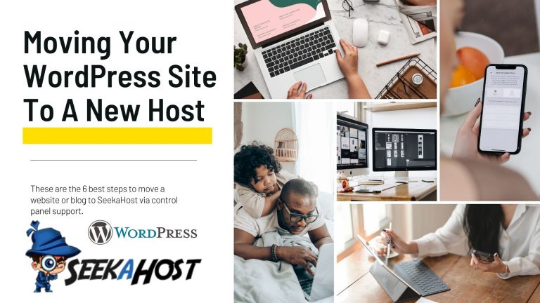 how to move a wordpress site to another host