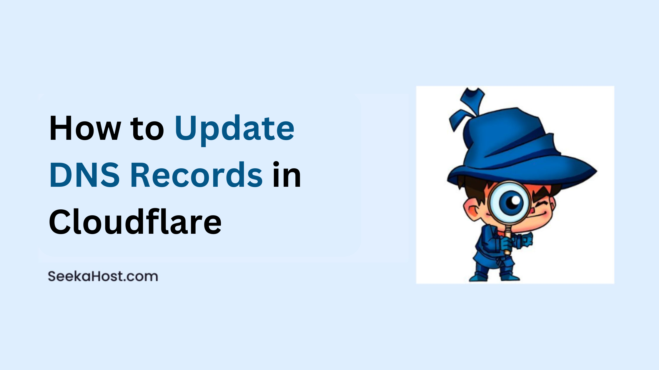 How to Update DNS Records in Cloudflare