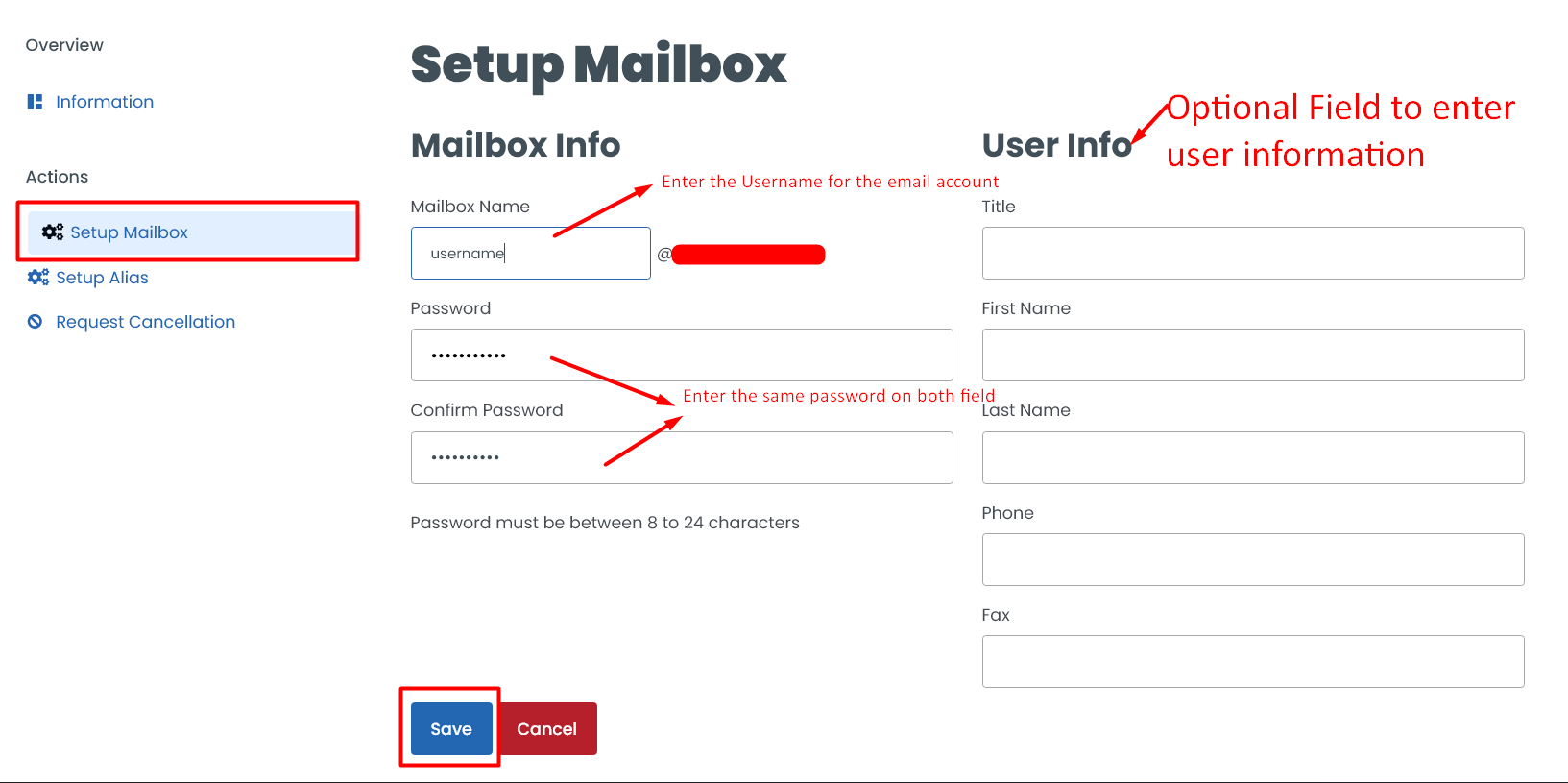 Setup Custom Email Domain